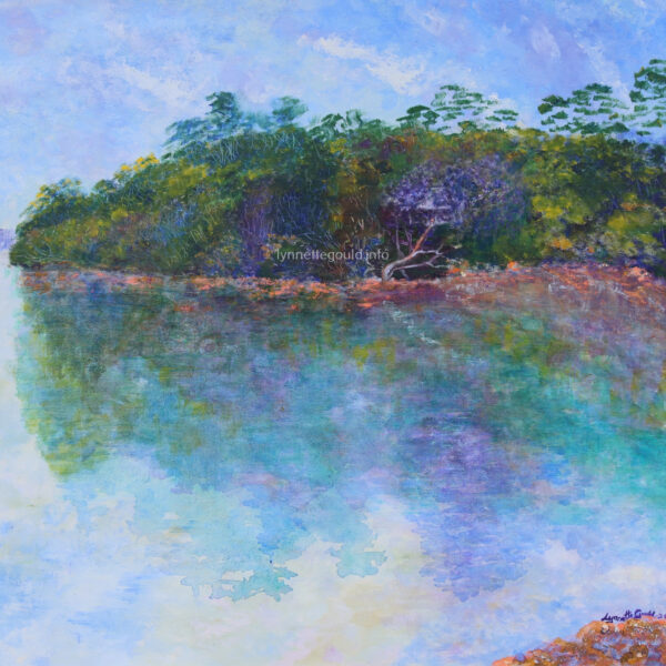 Reflections on Jacaranda Time 2024 Lynnette Gould,, Artist Sydney